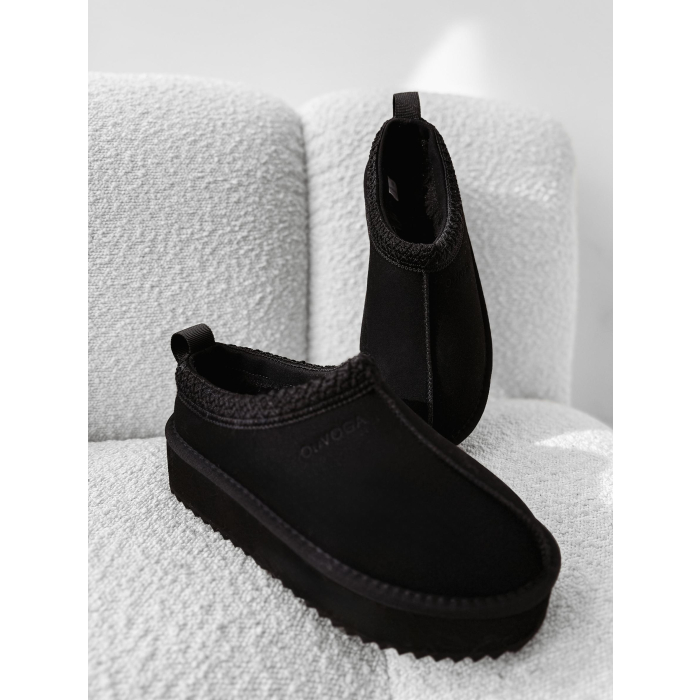 BUTY DAMSKIE ŚNIEGOWCE SLIP-ON OLAVOGA SHOES CUSIE BLACK
