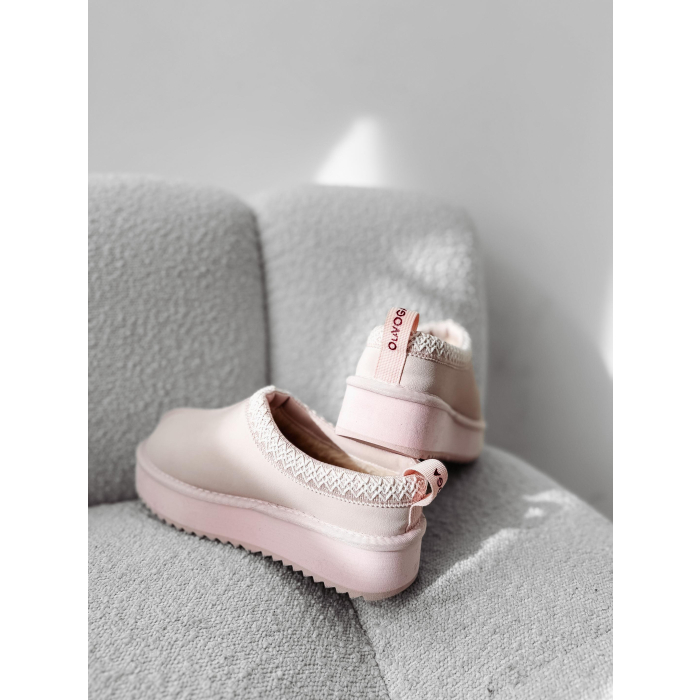BUTY DAMSKIE ŚNIEGOWCE SLIP-ON OLAVOGA SHOES CUSIE BABY PINK