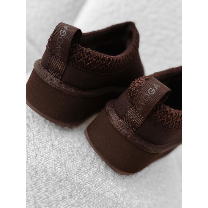 BUTY DAMSKIE ŚNIEGOWCE SLIP-ON OLAVOGA SHOES CUSIE BROWN