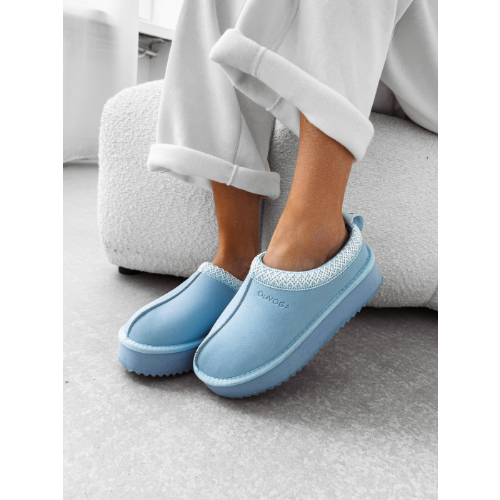 BUTY DAMSKIE ŚNIEGOWCE SLIP-ON OLAVOGA SHOES CUSIE BABY BLUE