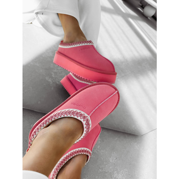 BUTY DAMSKIE ŚNIEGOWCE SLIP-ON OLAVOGA SHOES CUSIE PINK