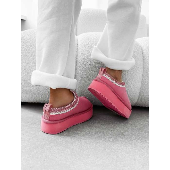 BUTY DAMSKIE ŚNIEGOWCE SLIP-ON OLAVOGA SHOES CUSIE PINK
