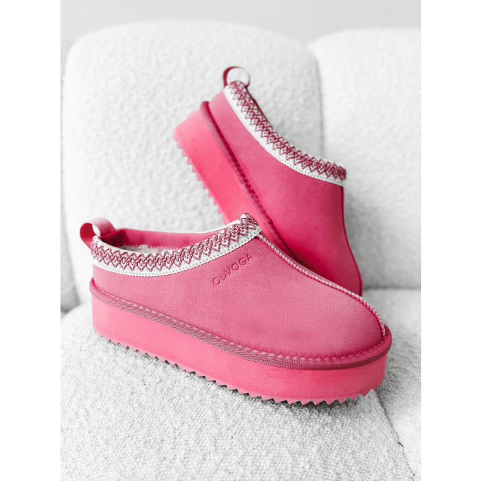 BUTY DAMSKIE ŚNIEGOWCE SLIP-ON OLAVOGA SHOES CUSIE PINK