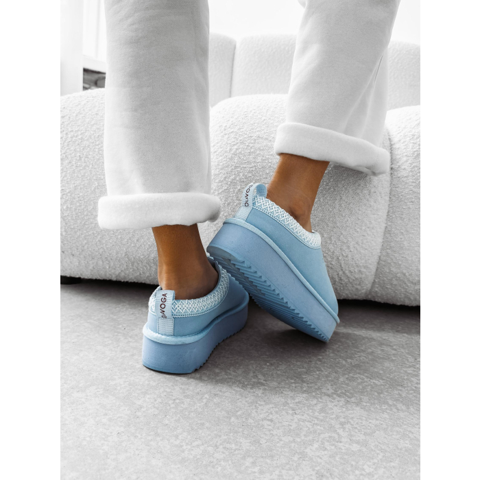 BUTY DAMSKIE ŚNIEGOWCE SLIP-ON OLAVOGA SHOES CUSIE BABY BLUE