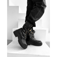 BUTY DAMSKIE WORKERY GOLD OLAVOGA SHOES DICE BLACK