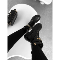BUTY DAMSKIE WORKERY GOLD OLAVOGA SHOES DICE BLACK
