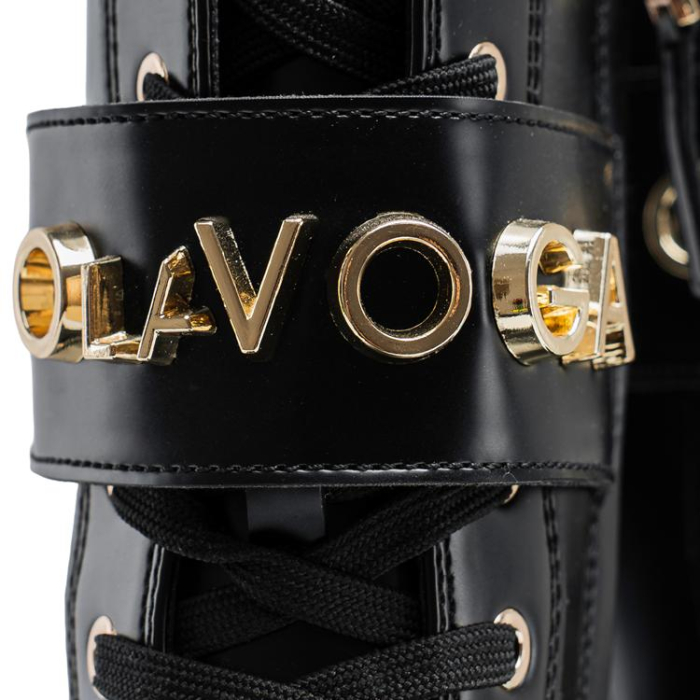 BUTY DAMSKIE WORKERY GOLD OLAVOGA SHOES DICE BLACK
