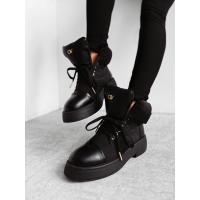 BUTY DAMSKIE WORKERY OLAVOGA SHOES BADDIE BLACK