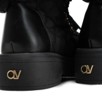 BUTY DAMSKIE WORKERY OLAVOGA SHOES BADDIE BLACK