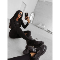 BUTY DAMSKIE WORKERY OLAVOGA SHOES BADDIE BLACK