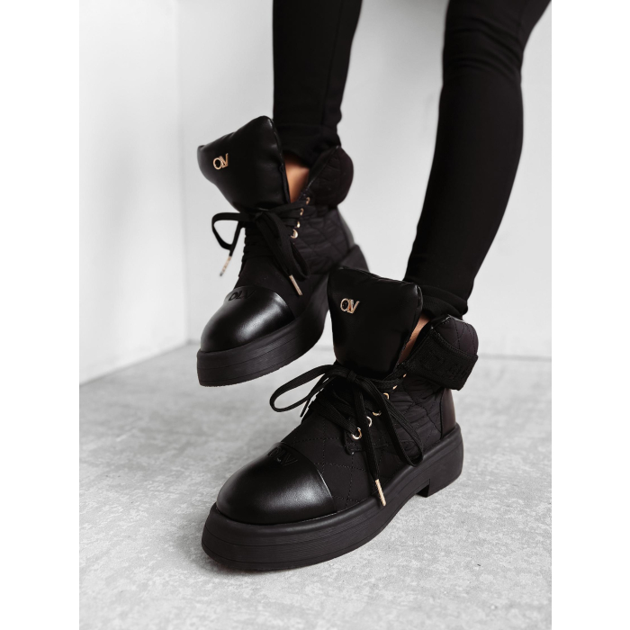 BUTY DAMSKIE WORKERY OLAVOGA SHOES BADDIE BLACK