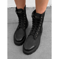 BUTY DAMSKIE WORKERY OLAVOGA SHOES PASSY BLACK