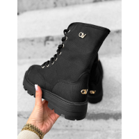 BUTY DAMSKIE WORKERY OLAVOGA SHOES PASSY BLACK