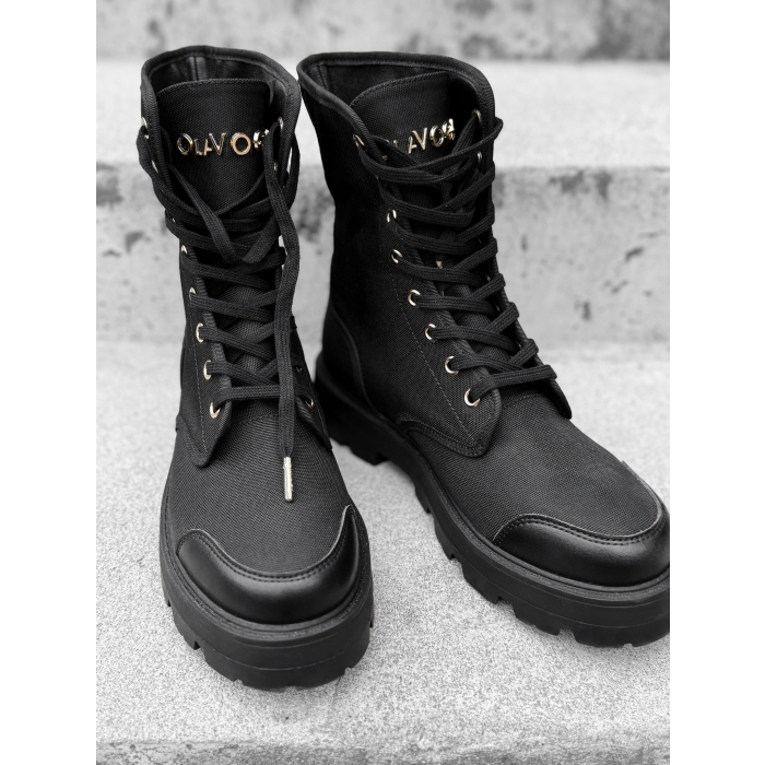 BUTY DAMSKIE WORKERY OLAVOGA SHOES PASSY BLACK