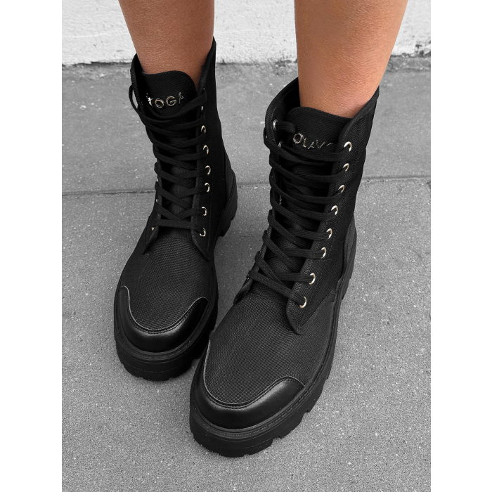 BUTY DAMSKIE WORKERY OLAVOGA SHOES PASSY BLACK
