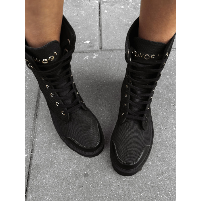 BUTY DAMSKIE WORKERY OLAVOGA SHOES PASSY BLACK