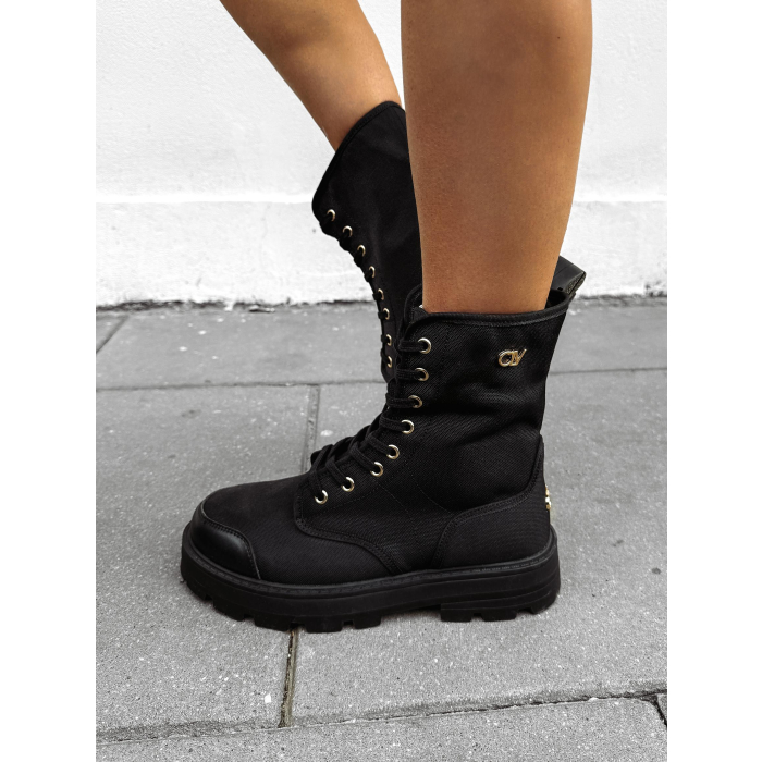 BUTY DAMSKIE WORKERY OLAVOGA SHOES PASSY BLACK