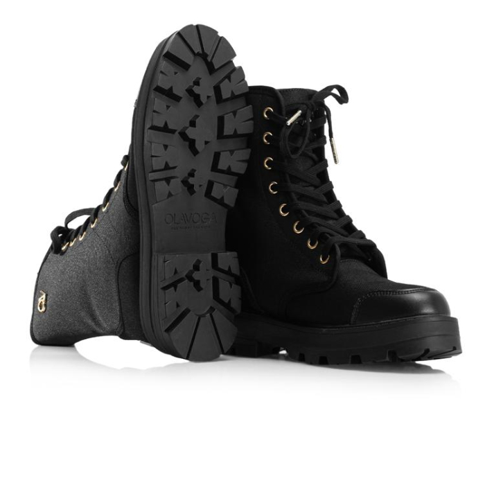 BUTY DAMSKIE WORKERY OLAVOGA SHOES PASSY BLACK