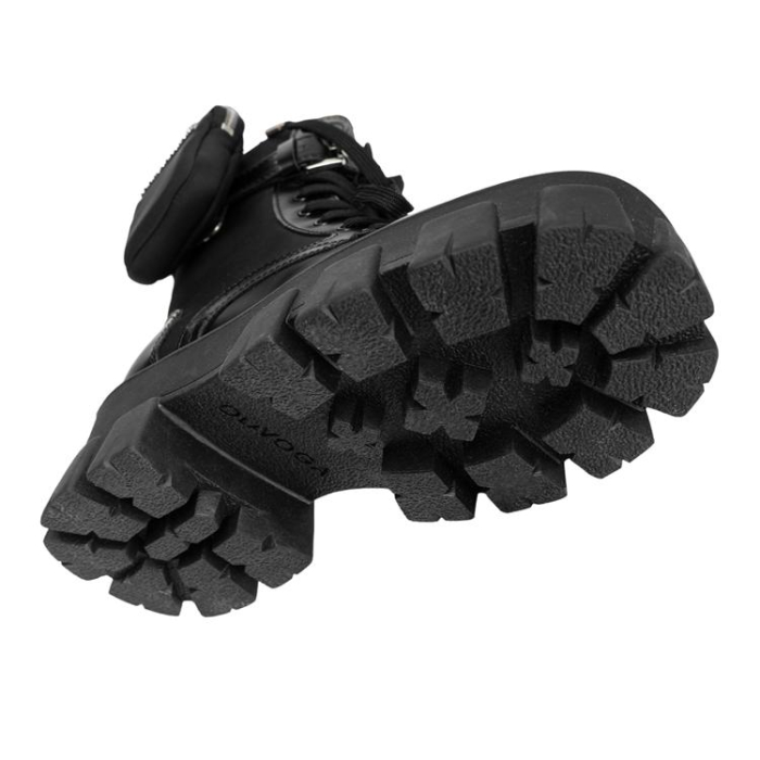 BUTY DAMSKIE WORKERY SASZETKA OLAVOGA SHOES TREAKLY BLACK