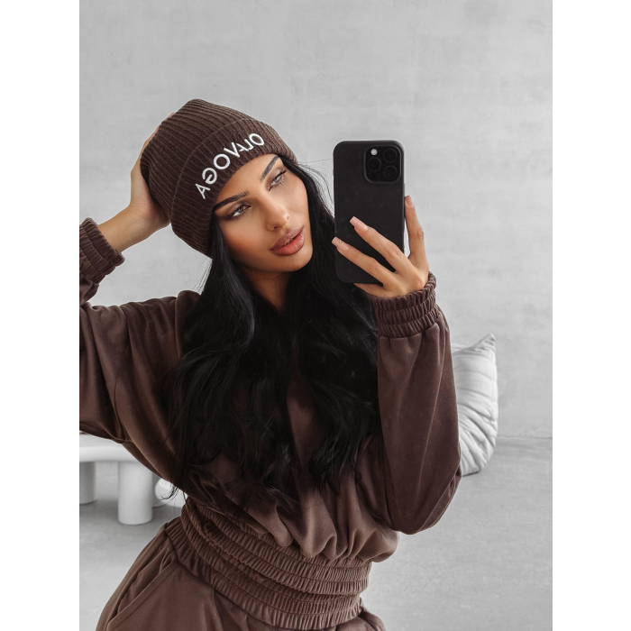 CZAPKA ZIMOWA OLAVOGA FIOLITO BROWN