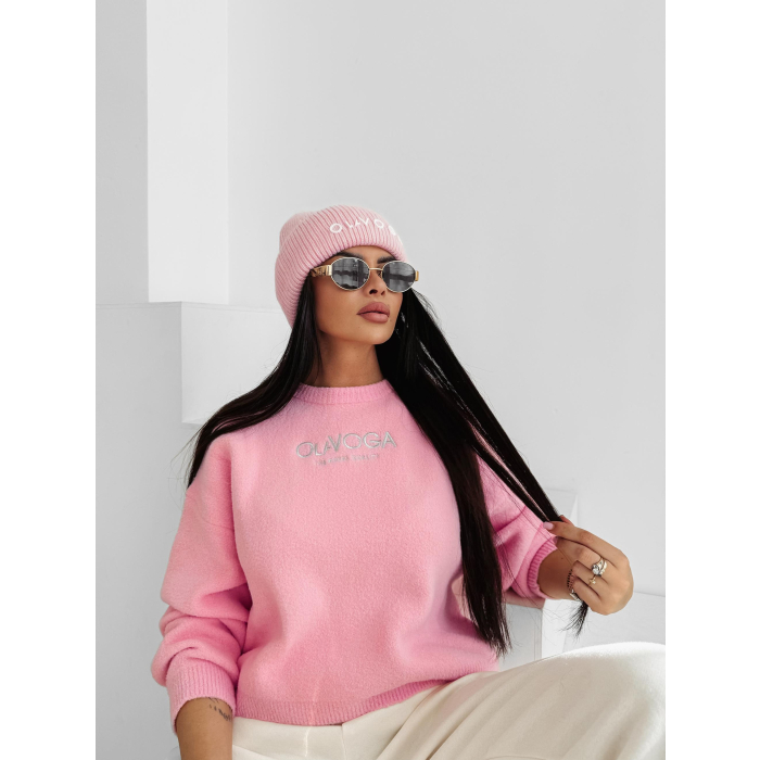 CZAPKA ZIMOWA OLAVOGA MEDINA PUDER PINK