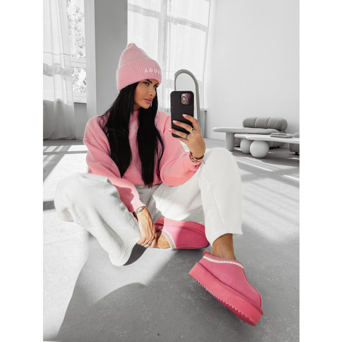 CZAPKA ZIMOWA OLAVOGA MEDINA PUDER PINK