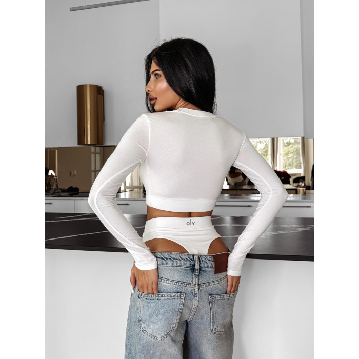 KOMPLET BIELIZNA TOP OLAVOGA COZY EMBER ECRU