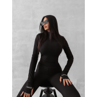 KOMPLET DAMSKI MODELUJĄCY PRĄŻKOWANY OLAVOGA RISALITO BLACK