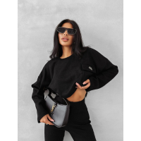 KOMPLET DAMSKI SWETERKOWY OLAVOGA AURIC BLACK