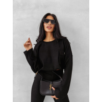 KOMPLET DAMSKI SWETERKOWY OLAVOGA AURIC BLACK