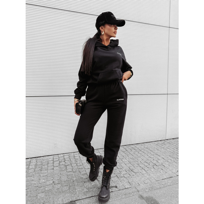 KOMPLET DRES DAMSKI BAWEŁNIANY OLAVOGA DEWFALL BLACK