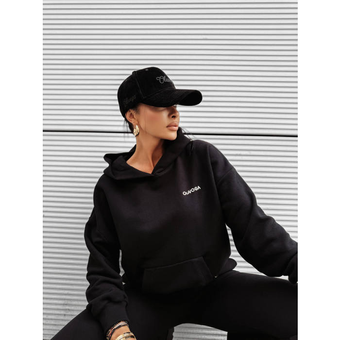 KOMPLET DRES DAMSKI BAWEŁNIANY OLAVOGA DEWFALL BLACK