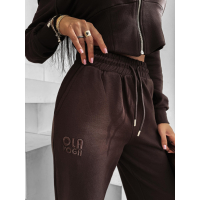 KOMPLET DRES DAMSKI BAWEŁNIANY OLAVOGA SANCTUARY BROWN