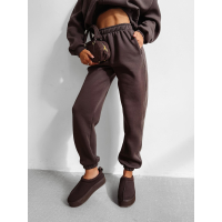 KOMPLET DRES DAMSKI BAWEŁNIANY OLAVOGA SUMELY BROWN