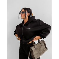 KOMPLET DRES DAMSKI BAWEŁNIANY OLAVOGA SUMELY BLACK