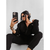 KOMPLET DRES DAMSKI BAWEŁNIANY OLAVOGA SUMELY BLACK