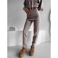 KOMPLET DRES DAMSKI DZIANINOWY OLAVOGA LAROSE GRAY