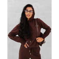 KOMPLET DRES DAMSKI OLAVOGA BOSSIE DARK BROWN