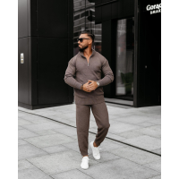 KOMPLET DRES MĘSKI BAWEŁNIANY OLAVOGA MEN OLLAN GRAPHITE