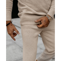 KOMPLET DRES MĘSKI BAWEŁNIANY OLAVOGA MEN OLLAN BEIGE