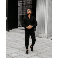 KOMPLET DRES MĘSKI BAWEŁNIANY OLAVOGA MEN OLLAN BLACK