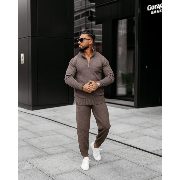 KOMPLET DRES MĘSKI BAWEŁNIANY OLAVOGA MEN OLLAN GRAPHITE