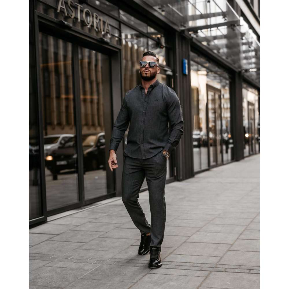 KOMPLET MĘSKI OLAVOGA MEN VIRETIO DARK GRAY