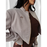 KURTKA DAMSKA BOMBER OLAVOGA DUSKY CHARM BEIGE