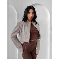 KURTKA DAMSKA BOMBER OLAVOGA DUSKY CHARM BEIGE