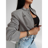 KURTKA DAMSKA BOMBER OLAVOGA DUSKY CHARM GREY