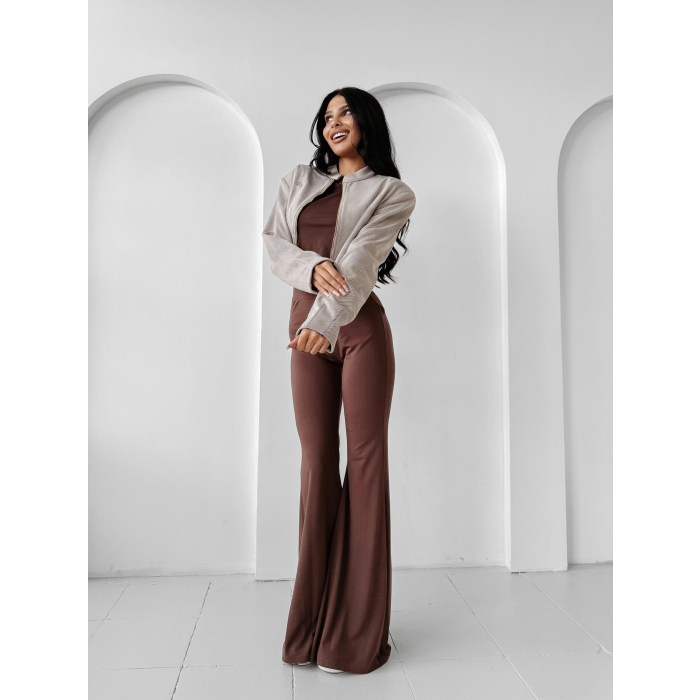 KURTKA DAMSKA BOMBER OLAVOGA DUSKY CHARM BEIGE