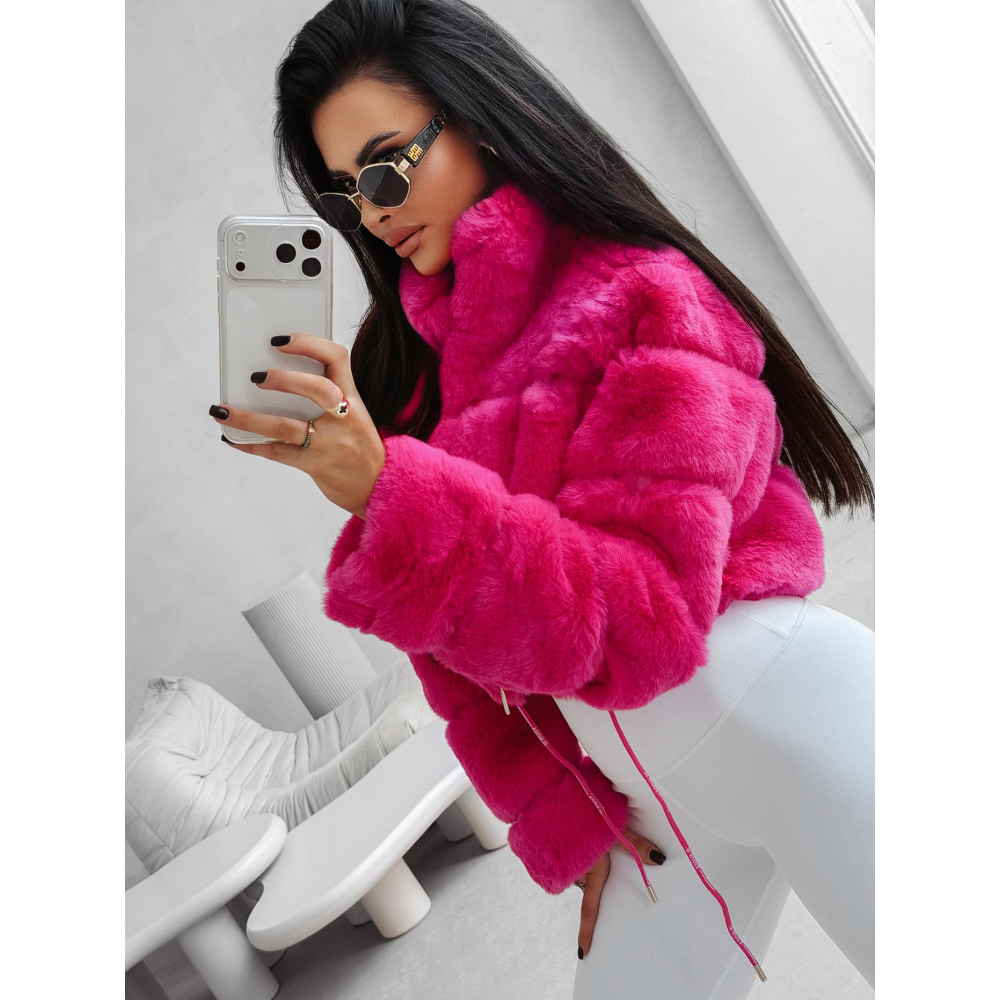 KURTKA DAMSKA FUTRO OLAVOGA VESPERA PINK