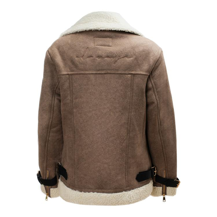 KURTKA DAMSKA KOŻUSZEK OLAVOGA SIIN BEIGE
