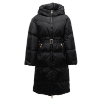 KURTKA PŁASZCZ DAMSKI DŁUGI OVERSIZE OLAVOGA SIING BLACK